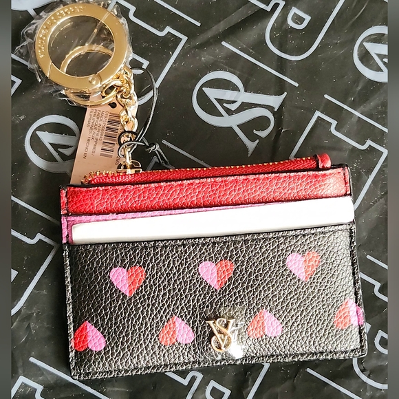 Victoria's Secret Pink Heart Card Wallet - Picture 5 of 6
